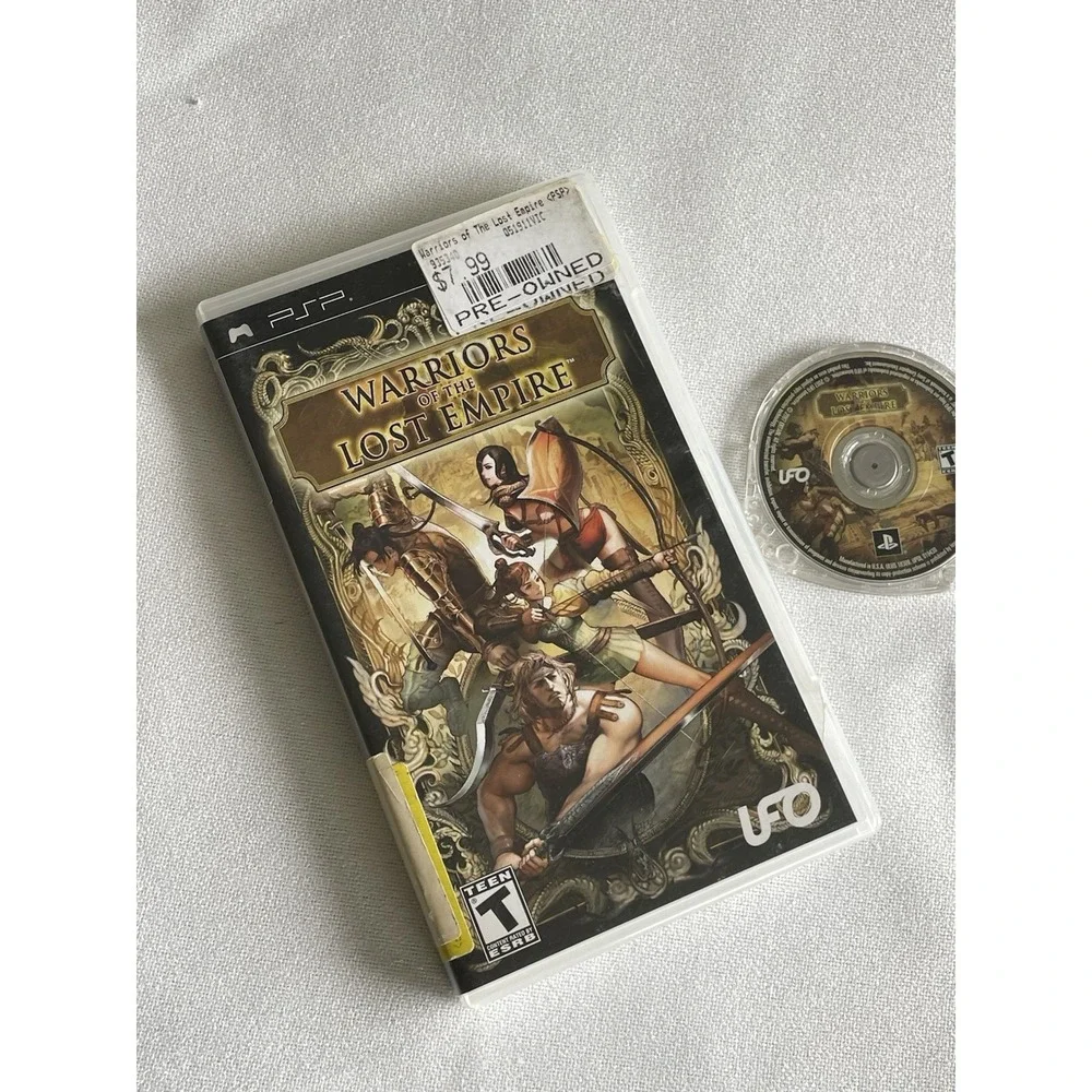 Warriors of the Lost Empire (Sony PSP) Tested Works, Case & game